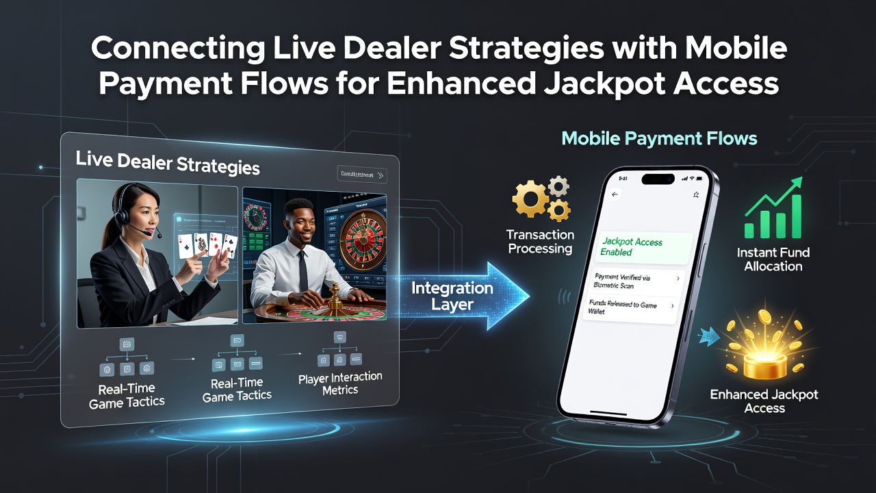 Close-up of mobile screen showing live dealer game with jackpot meter and instant deposit button