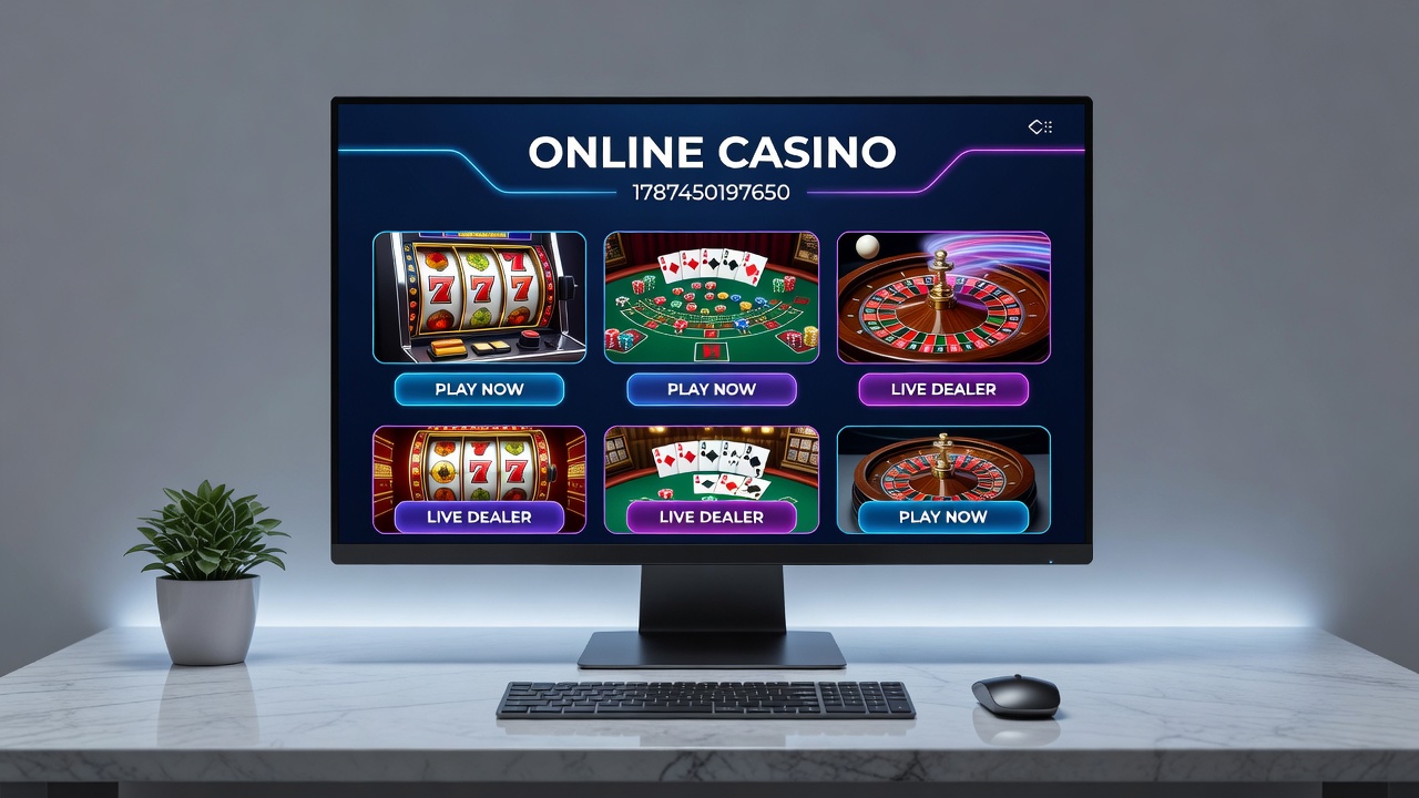 Players engaging with live dealer tables and slot games on mobile devices during evening hours