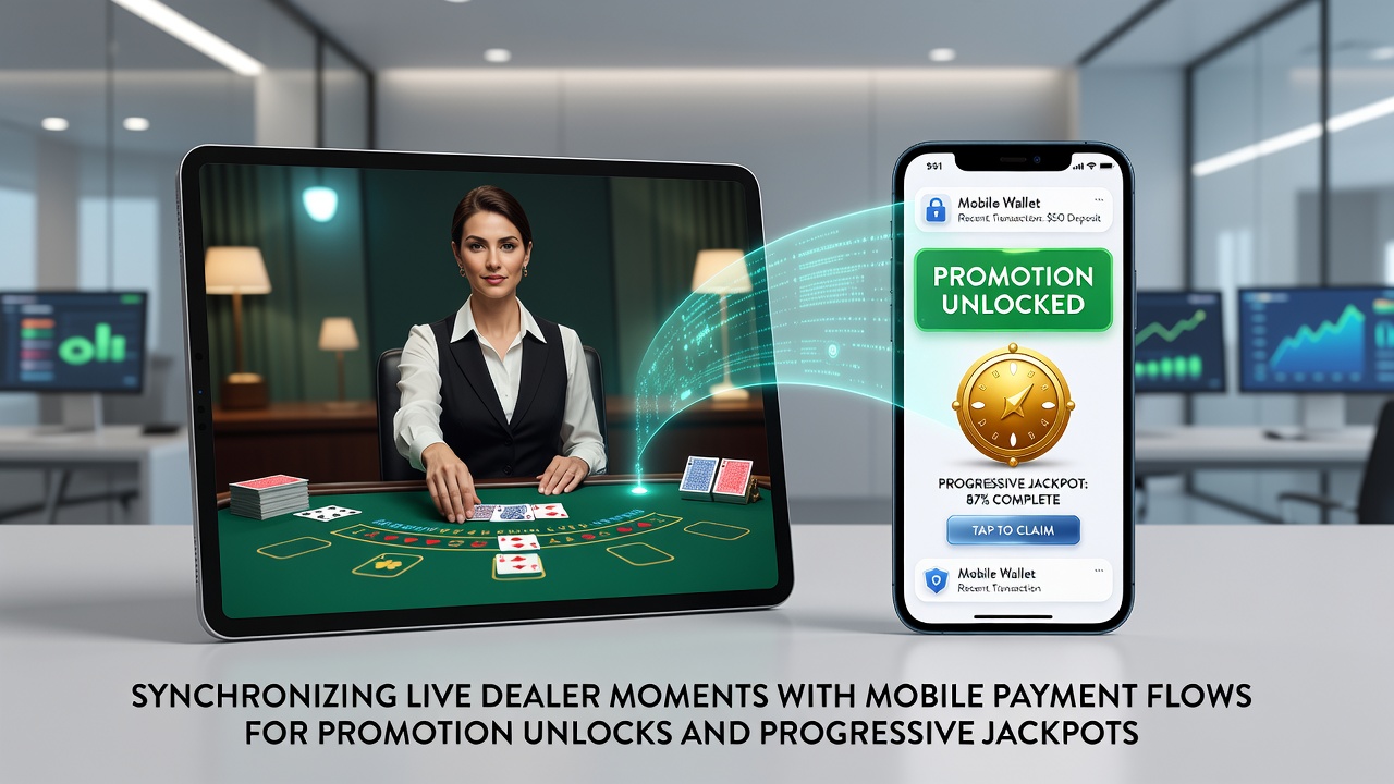 Mobile screen displaying progressive reward meter updating after a live table payment confirmation