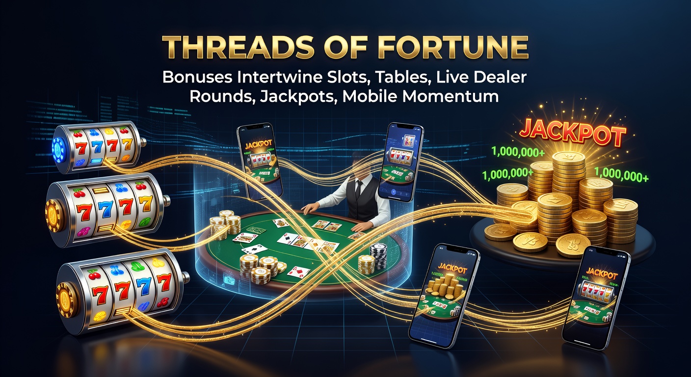 Mobile screen capturing jackpot chase across slots and live tables with seamless bonus notifications and payment icons